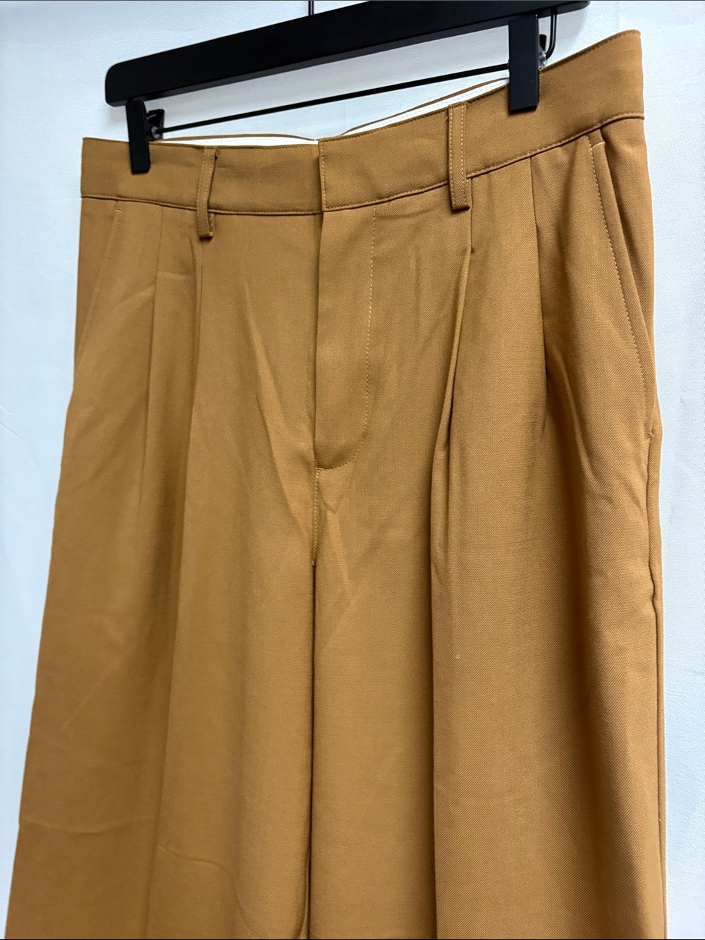 NWT Madewell Harlow Super Wide Trouser Camel Brown Size 4 - Picture 7 of 8